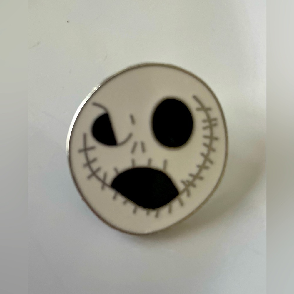 Disney Jack Skellington, open mouth, trading pin